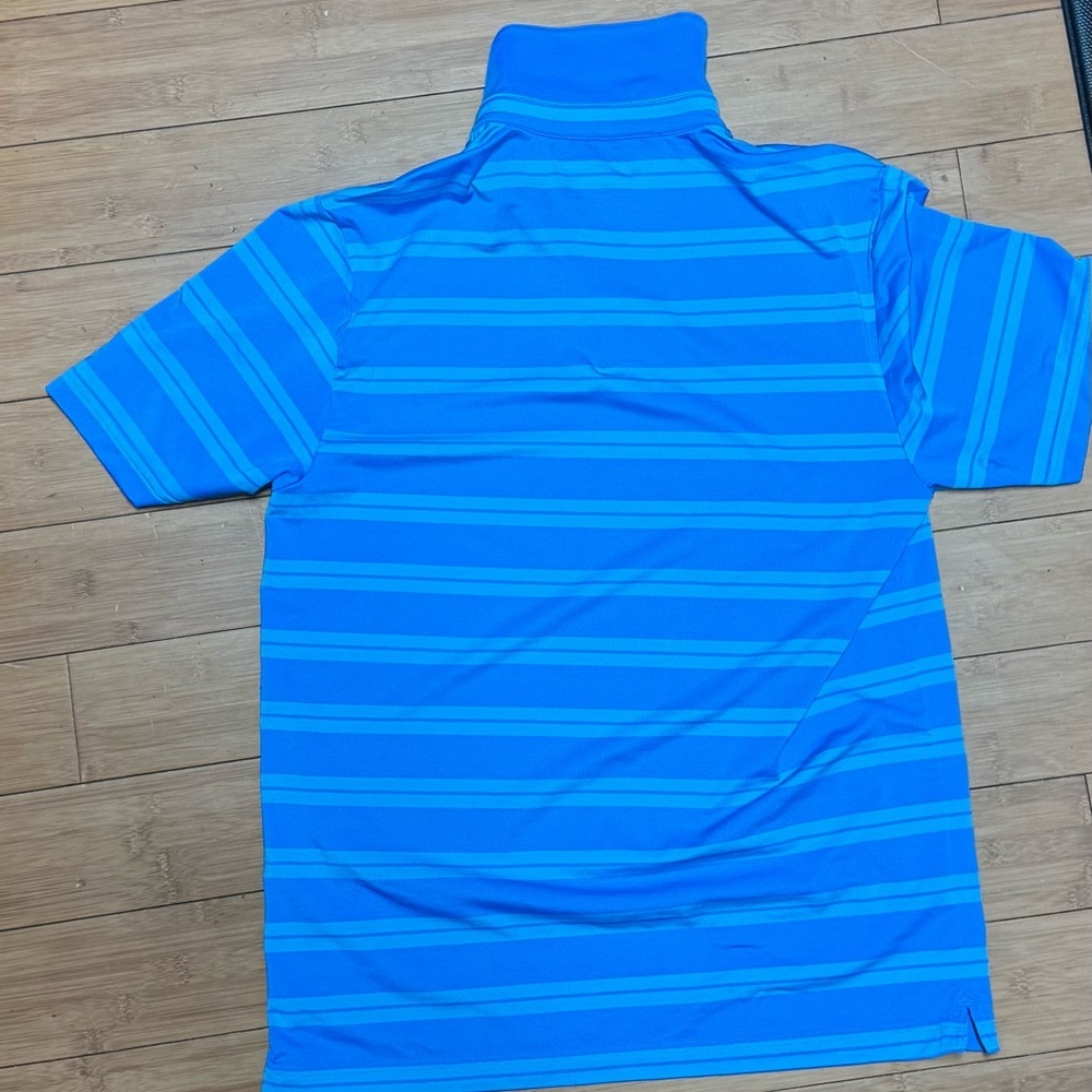 Under Armour Men's Vibrant Blue Polo Shirt - Picture 3 of 3